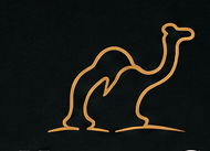The Happy Camel continuous-line Camel Mark